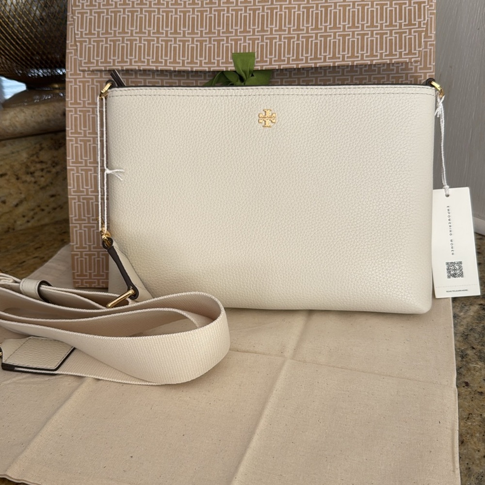 New Tory Burch Swingpack BLAKE  new ivory - Picture 11 of 14